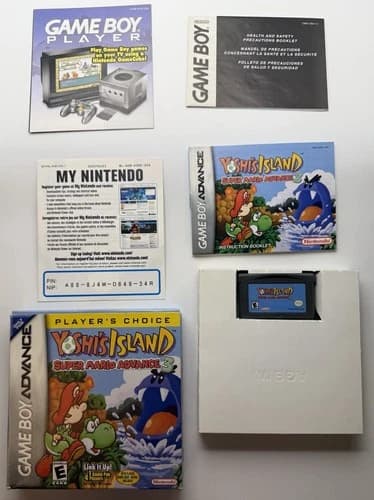 Yoshi’s Island Super Mario Advance 3 (Game Boy Advance GBA) CIB Complete In Box