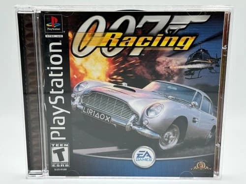 007 Racing (Sony PlayStation 1, 2000) PS1 Complete CIB Black Label Tested