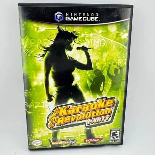 Karaoke Revolution Party (Nintendo GameCube, 2005) Complete CIB
