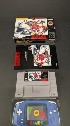 NHL Stanley Cup (SNES/Super Nintendo) CIB COMPLETE IN BOX