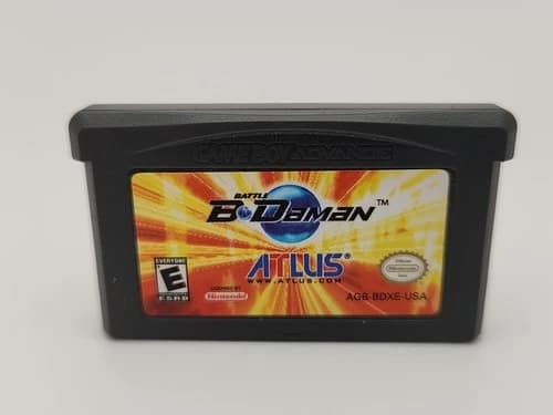 Battle B-Daman: (Nintendo Game Boy Advance, 2006) GBA Atlus Tested/Working