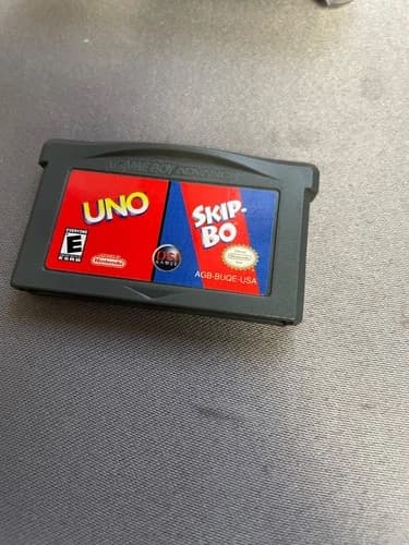 Uno/Skip-Bo (Nintendo Game Boy Advance, 2006) Tested