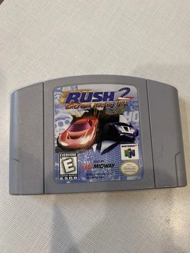 RUSH 2 Extreme Racing USA - Nintendo 64 N64 Tested, Works