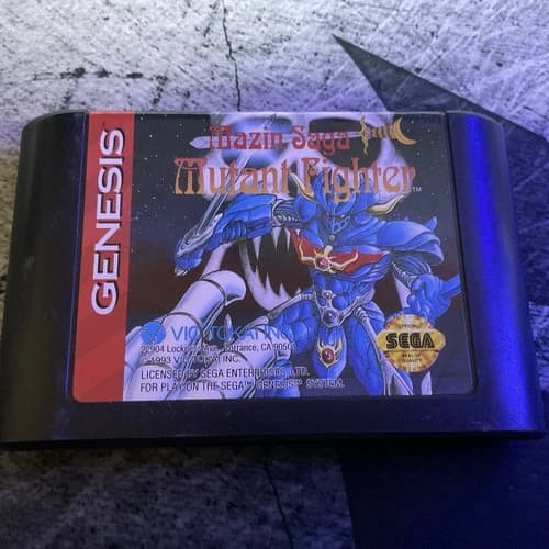 Mazin Saga Mutant Fighter (Sega Genesis) Cartridge Only 1993