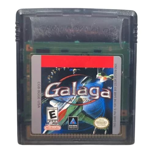 Galaga Destination Earth (Nintendo Gameboy Color) GBC Authentic