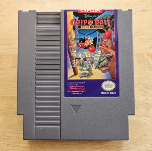 NES - Disney's Chip 'N Dale: Rescue Rangers - Tested Nintendo Video Game