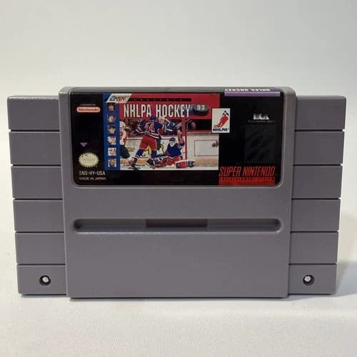 NHLPA Hockey 93 Super Nintendo SNES EA Sports Hockey Video Game Cartridge