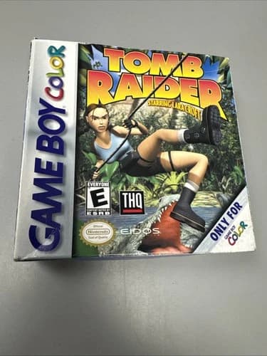 Tomb Raider Starring Lara Croft Game Boy Color GBC Complete in Box CIB
