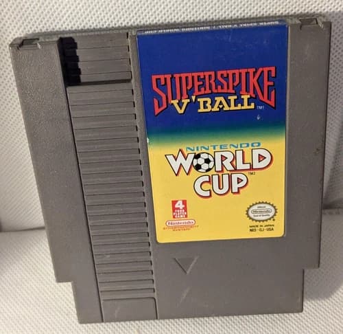 Super Spike Volleyball and World Cup Soccer NES
