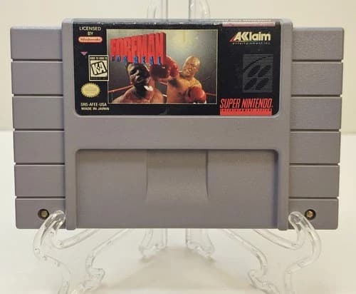 Foreman For Real (Super Nintendo, 1995) Authentic, Tested