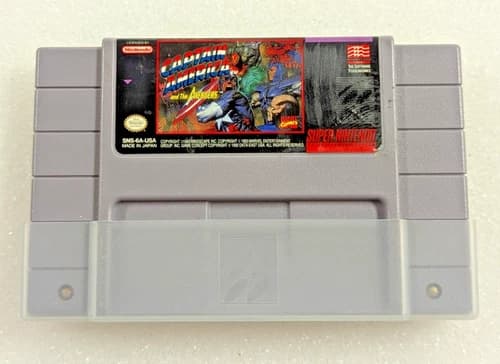 Captain America and The Avengers (Super Nintendo) SNES Cart Only cleaned.
