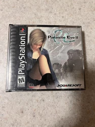 Sony PlayStation Parasite Eve II Video Game - 2 Disc PS PS1 - *COMPLETE*