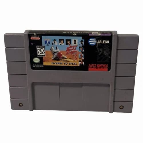 Super Bases Loaded 3: License to Steal Super Nintendo SNES