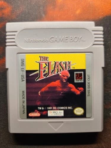 The Flash 1991 Nintendo Game Boy Tested Working Super Clean Label