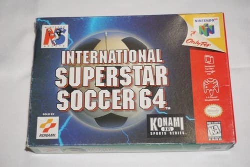 International Superstar Soccer (Nintendo 64 N64) Complete in Box CIB