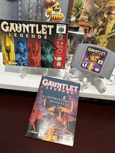 Gauntlet Legends (Nintendo 64) *CIB COMPLETE! ~N64 1999 Nintendo Epic Fun Action