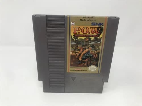 P.O.W. Prisoners of War - Nintendo Entertainment System NES - Game Cartridge