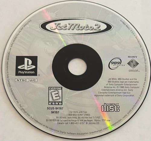 Jet Moto 2 (Sony PlayStation 1, PS1) DISC ONLY | NO TRACKING | M2542