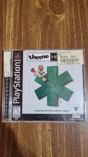 Theme Hospital Sony PlayStation 1, 1998 Complete Game with Manual