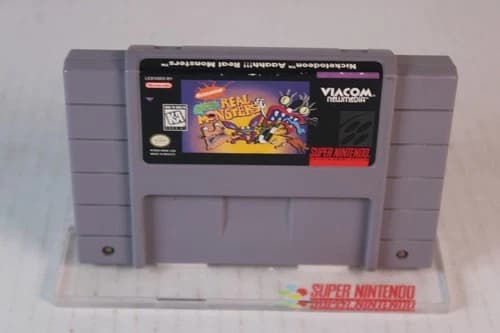 AAAHH Real Monsters (Super Nintendo Entertainment System, 1995) Game Cart Only