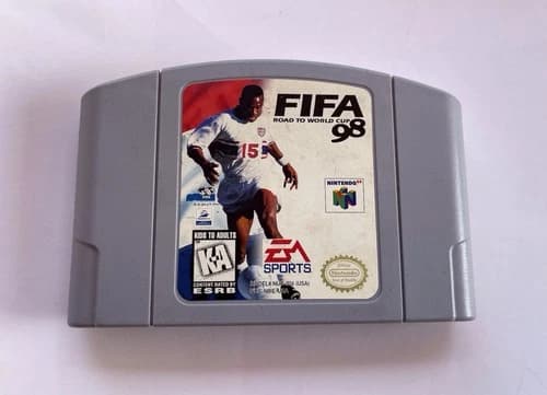FIFA Road To World Cup '98 (Nintendo 64, 1997) N64 Authentic, Cart Only, Tested