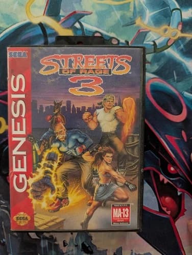 Streets of Rage 3 (Sega Genesis, 1994) complete RARE