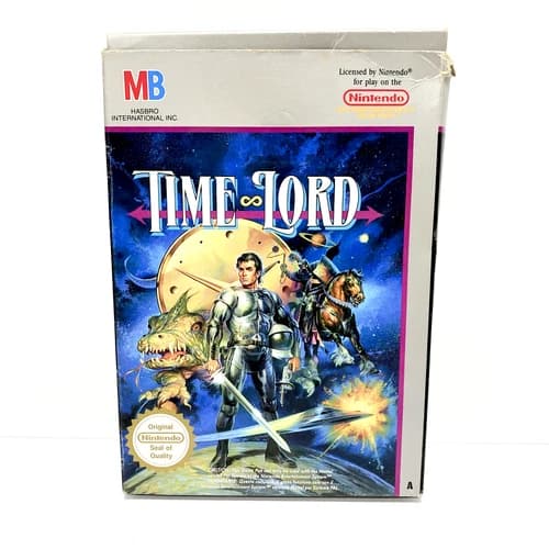 Time Lord + Manual, Box - Nintendo NES - Tested & Working - Free Postage!