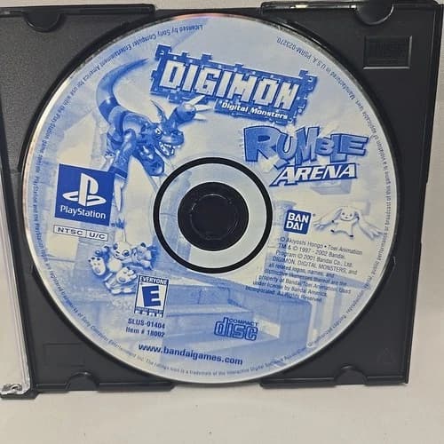 Digimon Rumble Arena (Sony PlayStation 1, 2002) Disc Only, Tested And Working