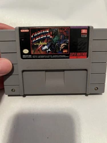 Captain America and The Avengers (SNES Super Nintendo) Authentic