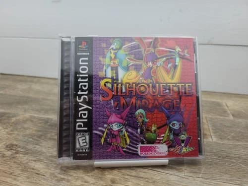 PS1 Silhouette Mirage 1999 Sony PlayStation 1 Complete w/Manual Cib