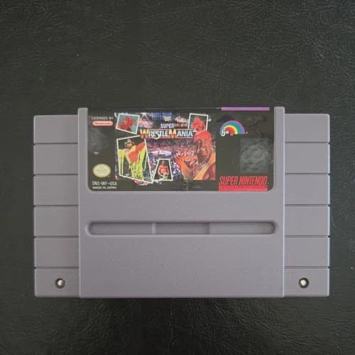 WWF Wrestlemania: The Arcade Game - Super Nintendo - SNES Cartridge - Tested