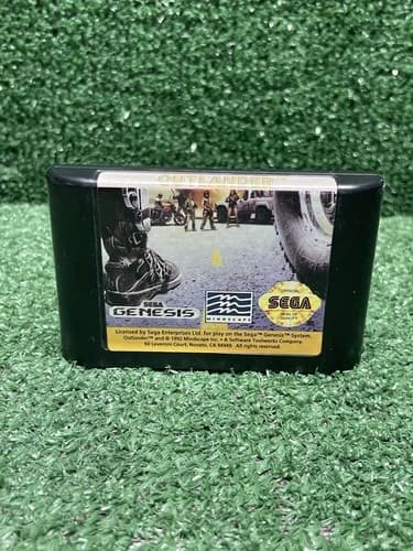 Outlander By Mindscape ⭐️Authentic(Sega Genesis) Cart Only. Tested Free Ship!