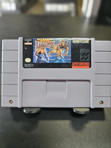 Saturday Night Slam Masters Super Nintendo Entertainment System 1993 Cart Only