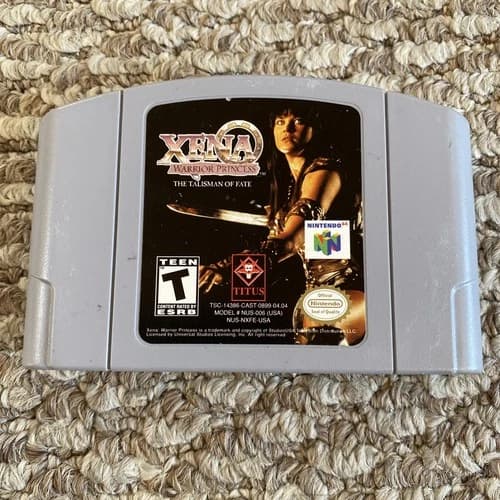Xena Warrior Princess: The Talisman of Fate Nintendo 64 N64 TESTED