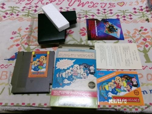 #837 Kung Fu Heroes (Nintendo Entertainment System, 1989) NES CIB Complete