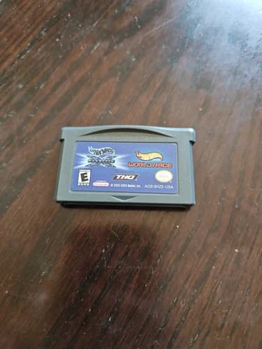 Hot Wheels Double Pack Stunt Track World Race Nintendo Game Boy Advance GBA