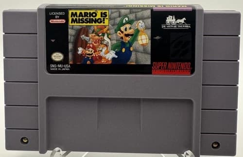 Mario is Missing (Super Nintendo SNES, 1993) - Cartridge Only Tested