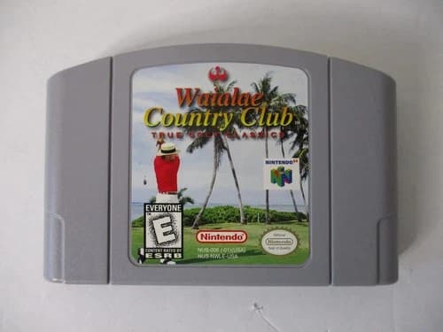 Waialae Country Club True Golf Classic Nintendo 64 (N64 Gray 1997 Game Cartridge
