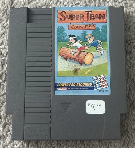 NES Nintendo Game - Super Team Games (No Power Pad)
