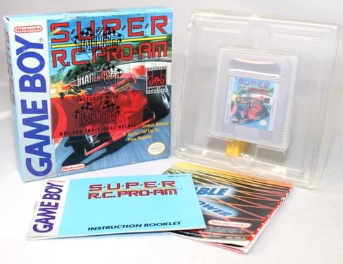 Super R.C. Pro-Am Nintendo Game Boy Complete CIB! RARE RACING SET VARIANT! NICE!
