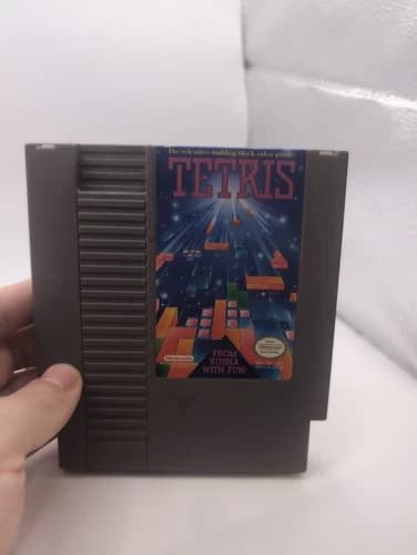 Tetris Nintendo Entertainment System NES Authentic Tested Working