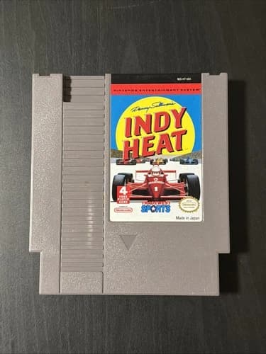 Danny Sullivan's Indy Heat (Nintendo Entertainment System, 1992) Tested & Works