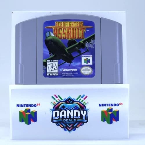 Aerofighters Assault N64 Authentic, Tested - Nintendo 64