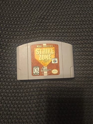 Mike Piazza's Strike Zone (Nintendo 64 N64) Authentic Tested And Working
