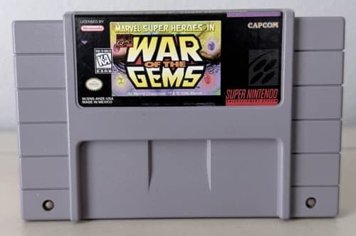 Marvel Super Heroes: War of the Gems (Super Nintendo 1996) SNES Authentic Tested