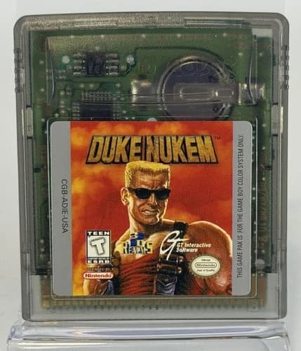 DUKE NUKEM - NINTENDO GAME BOY COLOR GBC - CART ONLY *TESTED & WORKING*