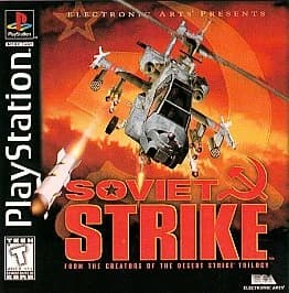 Soviet Strike PS1 Sony PlayStation 1, 1996 Black Label Tested Complete
