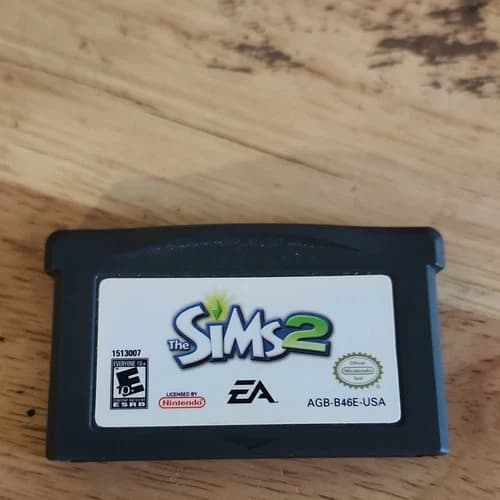 EA The Sims 2 Nintendo Game Boy Advance Cartridge E10+ NTSC-U/C The Sims Series