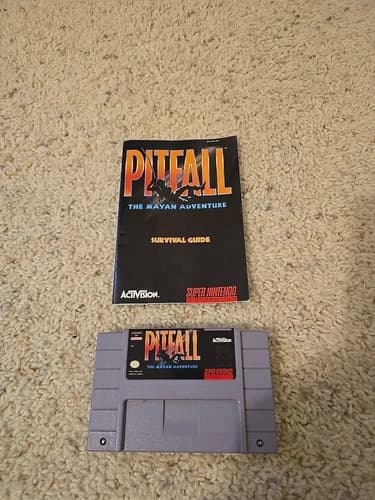 Pitfall: The Mayan Adventure Super Nintendo SNES