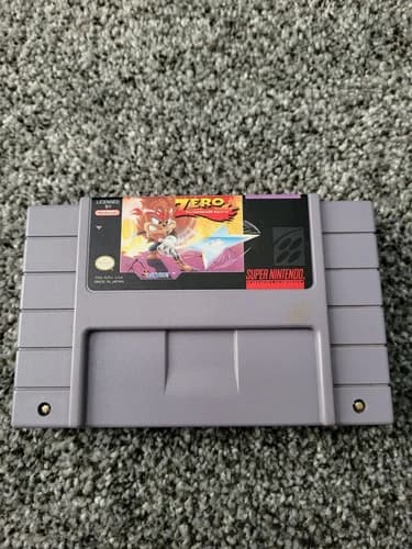Zero The Kamikaze Squirrel (Super Nintendo SNES, 1994) Authentic Tested
